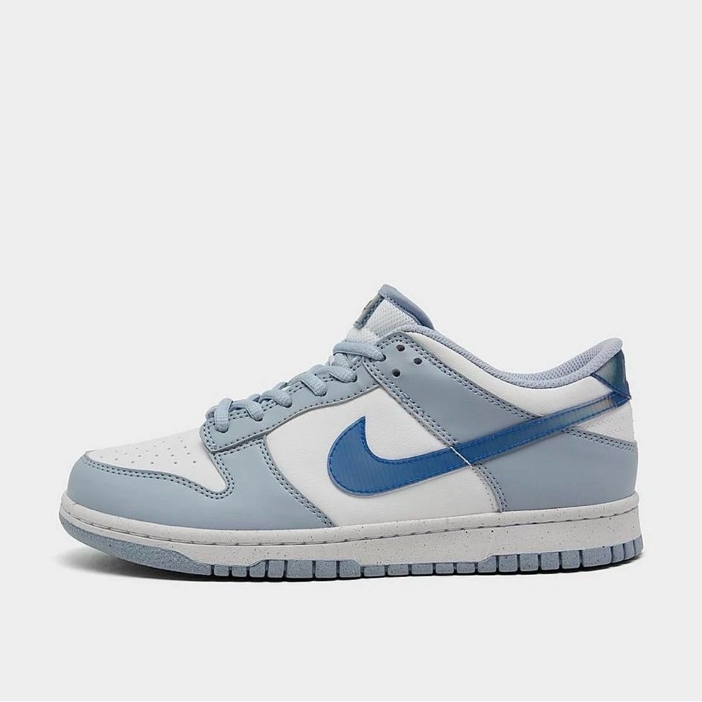Sz 6.5Y / Women 8 Big Kid GS Nike Dunk Low Next Nature FJ4668 400  Blue / Royal